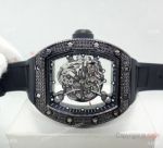 Clone Richard Mille Skeleton Diamond Watch - Swiss Quality Richard Mille AAA